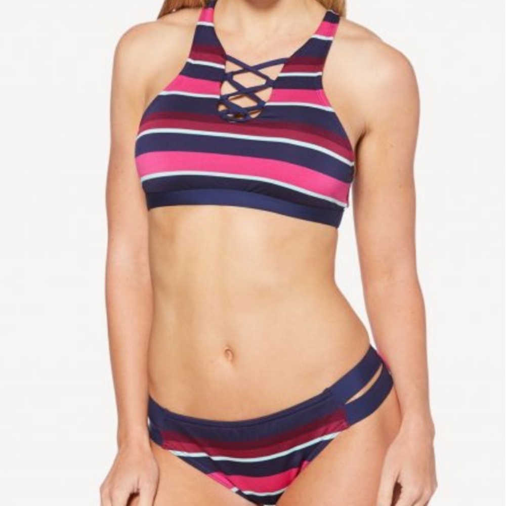 NWT Jag Rugby Bikini Top $78